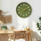 Mosewa Wall Clock 12 Inch, Battery Operated Non-Ticking Modern Analog Clock - Image 3