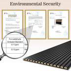 4 Pack Wood Panels for Wall, 47.24" x 23.81" Acoustic Wood Slat Wall Panel for - Image 5