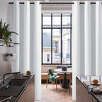 RYB HOME White Curtains for Bedroom, Sunlight Block Noise Reducing Privacy - Image 2