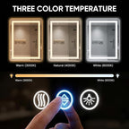 Antok 32"x 48" LED Bathroom Mirror - Image 4