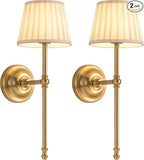 KDG Cordless Wall Sconces Set of 2, Small Wireless 5200mAh Rechargeable Battery by KDG