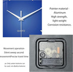 XFM Blue Wall Clock 14 Inch Modern Simple Wall Clocks Battery Operated - Image 7