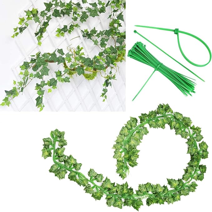 Fake Vines for Room DecorArtificial Plant Ivy Garland 1 Stand 50FT Long Hanging - Image 3