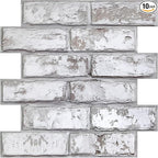 COMSTICKC 3D Faux Brick Wall Panel Peel and Stick, Not Real Brick, Small Size by COMSTICKCDECOR