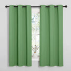 NICETOWN Froest Green Blackout Curtains 63 inches Length by NICETOWN