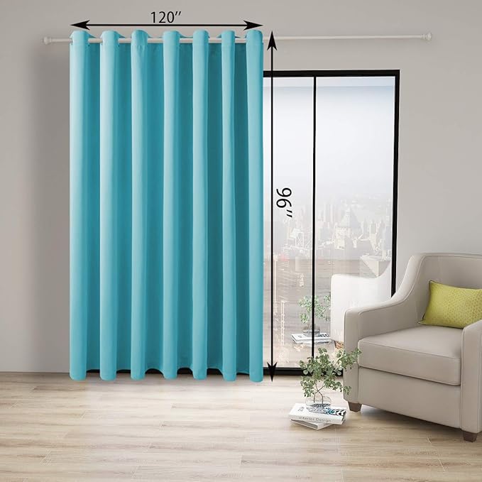 BONZER Extra Wide Room Divider Curtain Total Privacy Wall Noise Reducing - Image 4