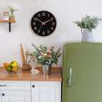 Roymnie Wall Clock, Silent Wall Clocks Battery Operated 8 Inch-Modern Non - Image 2