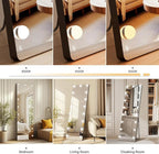 Kosmonia 56x18 Hollywood Full Length Mirror - Image 6