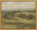 InSimSea Framed Canvas Wall Art, Vintage Landscape Art by InSimSeaArt