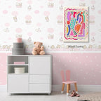 Funky Cute Kids Abstract Wall Art Trendy Bright Colorful Poster 16x24 inch - Image 6