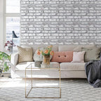 COMSTICKC 3D Faux Brick Peel and Stick Wall Covering, Small Size Thin PVC Self - Image 6