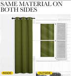 NICETOWN Window Curtain Panels, Christmas Window Decoration Thermal Insulated - Image 4