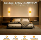 GvvooHome Battery Operated Wall Sconces Set of 2, Wall Lamps Detachable - Image 4