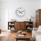 KECYET Wall Clock Battery Operated 18 Inch Large Gray Silent Non Ticking - Image 8