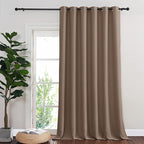 NICETOWN Blackout Curtain for Patio Door, Grommet Top Sliding Door Panel by NICETOWN