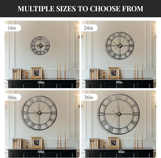 Cuspin Large Wall Clock 30 Inch Clocks - Image 7