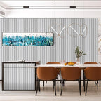 White Wood Slat Wallpaper - Image 3
