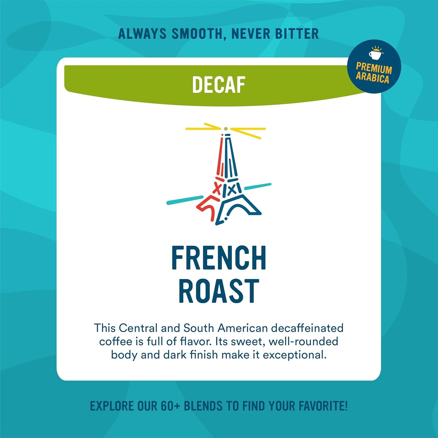 Cameron's Coffee Roasted Whole Bean Coffee, Organic Decaf French Roast, 4 Pound