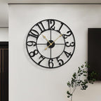 LEIKE Large Wall Clocks, Non Ticking, Battery Operated Big Retro Round Modern - Image 5