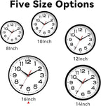 Roymnie Wall Clock Silent Non-Ticking Modern Clock Battery Operated 16 Inch - Image 7