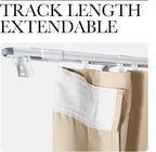 NICETOWN Doorway Curtain & Track Set, Privacy Room Darkning French Door Curtain - Image 2