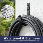 Wall Hooks 8 Pack, 22LB Load-Bearing Black Metal Heavy Duty Hooks - Image 4