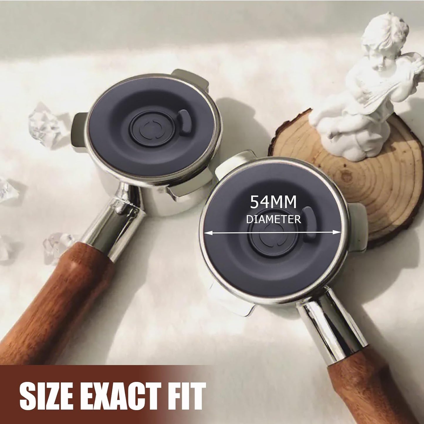 Dianrui 2 Pack Espresso Backflush Cleaning Disc 54mm for Breville Cleaning Disc for Breville Espresso Machine Accessories BES870XL/ 878/860/ 880/810/ 840 Compatible with Clean Tablets