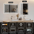 Ratsamee 40x30 Inch LED Bathroom Mirror - Image 5