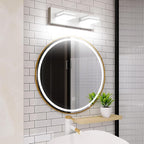 SineRise LED Modern Bathroom Vanity Light Fixtures, Matte White Modern Acrylic - Image 6