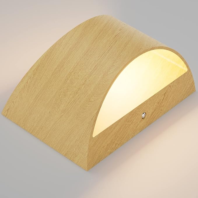 Aipsun Aluminum Modern LED Wall Sconce Hardwired Interior Wall Lights Set of 2 - Image 2