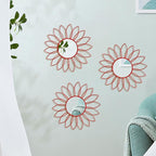 3 Pack Metal Mirrors for Wall Sunburst Wall Mirrors Home Décor Decorative - Image 6