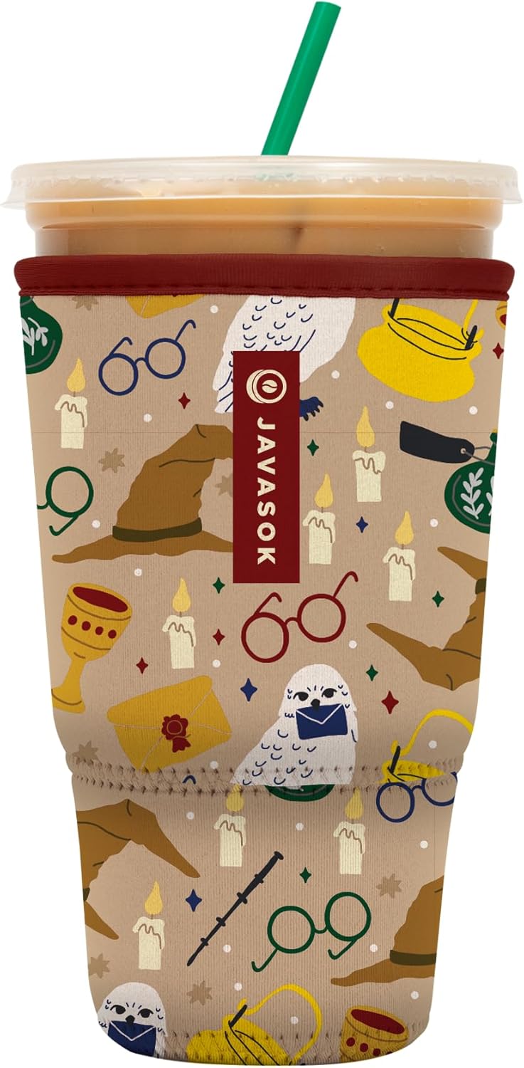 Sok It JavaSok Iced Coffee & Cold Soda Insulated Neoprene Cup Sleeve (Horcrux, XLarge: 38-42oz)