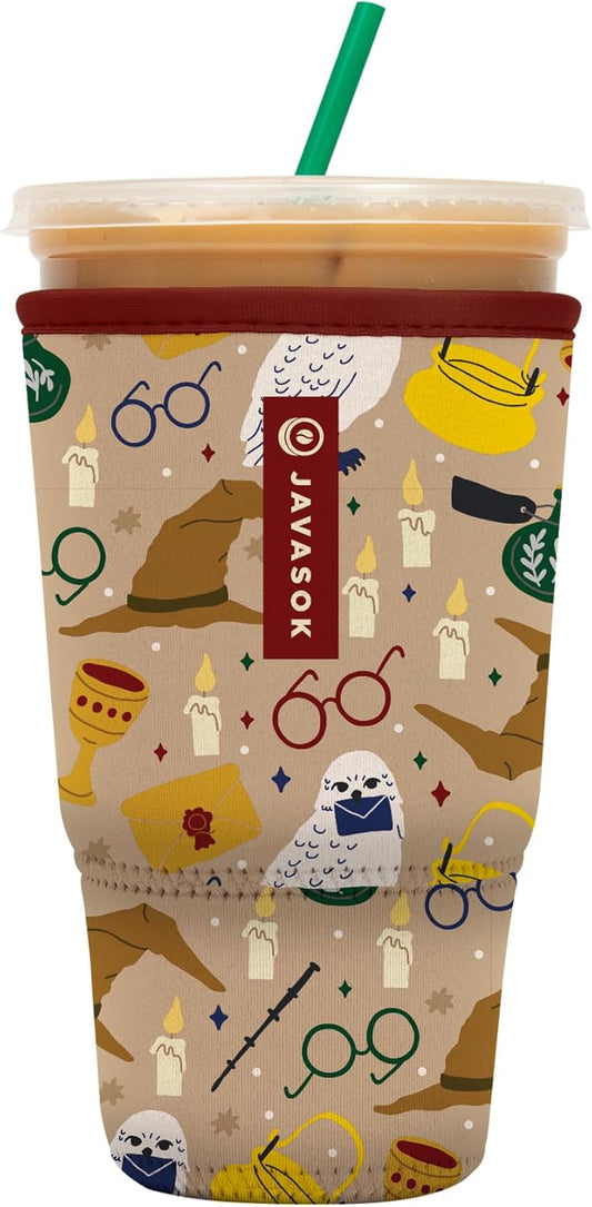 Sok It JavaSok Iced Coffee & Cold Soda Insulated Neoprene Cup Sleeve (Horcrux, XLarge: 38-42oz)