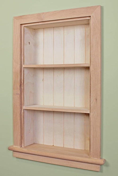 14x24 Aiden Recessed Wall Niche Medicine Cabinet Replacement, in The Wall by FoxHollowFurnishings