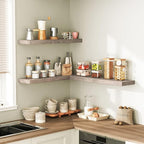 RALGEND Floating Shelves for Wall, 1.5" Thick Wall Shelf Set of 3 - Image 8