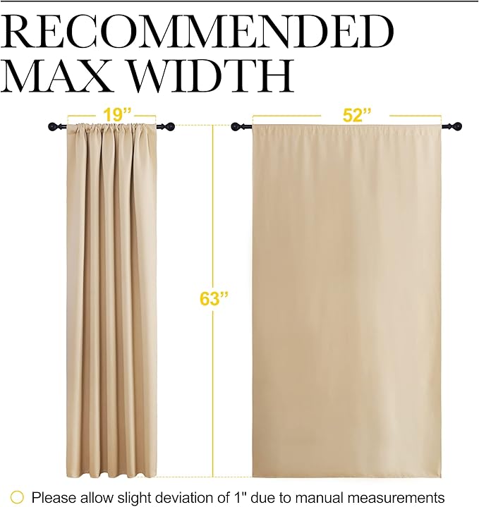 NICETOWN Room Darkening Curtains - Image 8