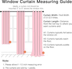 XiDi Pink Curtains for Bedroom Decor, Baby Pink Kids Blackout Curtains for - Image 8