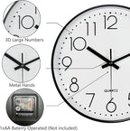 Modern Silent Wall Clock - Image 6