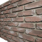 EverStone Aged Brick Faux Brick Panel, 46 7/8"W x 27"H x 1 1/4"D, Burnished Red - Image 7