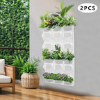 Vertical Wall Planter with 36 Pots, Hanging Garden Plant Flowerpot Holder - Image 3
