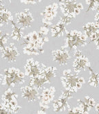 Floral Peel and Stick Wallpaper Farmhouse Pear Blossom Vintage Wallpaper by LUKUUI