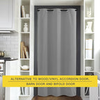 NICETOWN Sliding Door Curtains 96 inch Length, Single Curtain, Insulating - Image 4