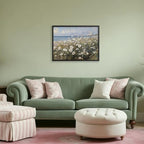 Nature Landscape Wall Art Coastal Wildflower Poster 08x10 inch Black Framed - Image 6