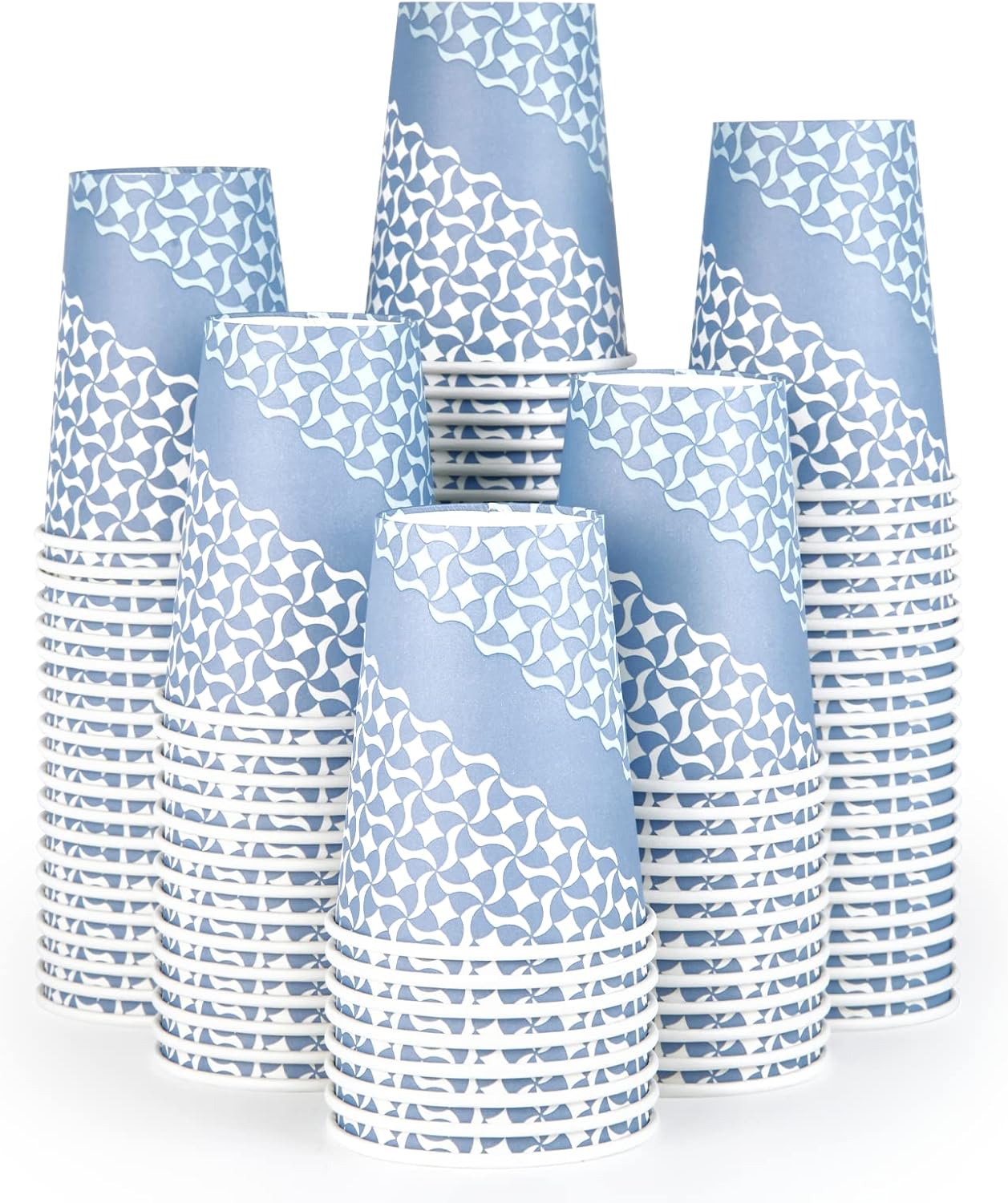 MUCHII Paper Coffee Cups 12 oz, 240 Count Disposable Coffee Paper Cup, Paper Drinking Cups for Hot Beverage