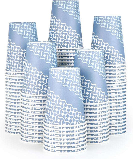 MUCHII Paper Coffee Cups 12 oz, 240 Count Disposable Coffee Paper Cup, Paper Drinking Cups for Hot Beverage