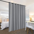 RYB HOME Extra Wide Curtains for Divider Room Separation Soundproof Temporary - Image 3