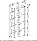Furinno TURN-N-TUBE 5-Tier Display Shelf, Storage Shelves, Book Shelf, Open - Image 2