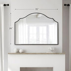 Besdomus Scalloped Arched Mirror - Image 4