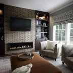 EverStone Aged Brick Faux Brick Panel, 46 7/8"W x 27"H x 1 1/4"D, Adobe Color - Image 11