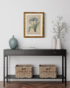 InSimSea Gold Bamboo Framed Canvas Wall Art, Retro Lily Botanical Prints - Image 2